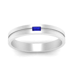 Load image into Gallery viewer, Mens East West Baguette Engagement Ring
