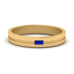 Load image into Gallery viewer, Mens East West Baguette Engagement Ring
