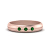 Load image into Gallery viewer, mens-emerald-band-comfort-fit-ring-in-rose-gold-FD9862BGEMGR-NL-RG.jpg