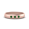 Thumbnail 13 - mens-emerald-band-comfort-fit-ring-in-rose-gold-FD9862BGEMGR-NL-RG.jpg