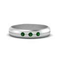 Thumbnail 40 - mens-emerald-band-comfort-fit-ring-in-white-gold-FD9862BGEMGR-NL-WG.jpg