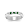 Load image into Gallery viewer, mens-emerald-band-comfort-fit-ring-in-white-gold-FD9862BGEMGRANGLE5-NL-WG.jpg