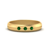 Load image into Gallery viewer, mens-emerald-band-comfort-fit-ring-in-yellow-gold-FD9862BGEMGR-NL-YG.jpg