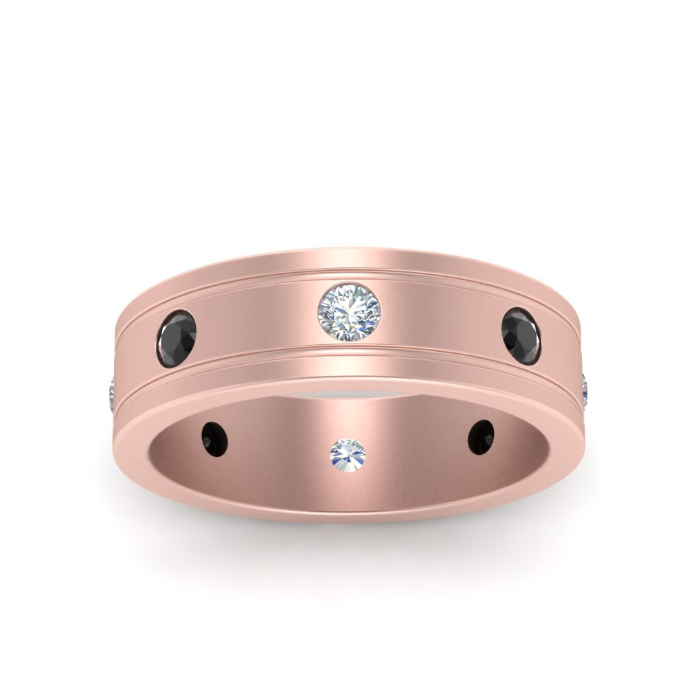 mens-eternity-ring-band-with-black-diamond-in-rose-gold-fdm124237rogblack-nl-rg
