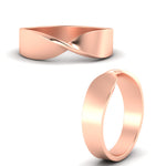 Load image into Gallery viewer, mens-infinity-twist-wedding-ring-in-rose-gold-fdm8572angle3-nl-rg