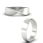 Load image into Gallery viewer, mens-infinity-twist-wedding-ring-in-white-gold-fdm8572angle3-nl-wg