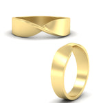 Load image into Gallery viewer, mens-infinity-twist-wedding-ring-in-yellow-gold-fdm8572angle3-nl-yg