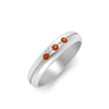 Load image into Gallery viewer, mens-orange-sapphire-band-comfort-fit-ring-in-white-gold-FD9862BGSAORANGLE2-NL-WG.jpg