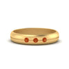 Load image into Gallery viewer, mens-orange-sapphire-band-comfort-fit-ring-in-yellow-gold-FD9862BGSAOR-NL-YG.jpg