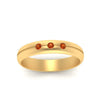 Load image into Gallery viewer, mens-orange-sapphire-band-comfort-fit-ring-in-yellow-gold-FD9862BGSAORANGLE5-NL-YG.jpg