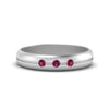 Load image into Gallery viewer, mens-pink-sapphire-band-comfort-fit-ring-in-white-gold-FD9862BGSADRPI-NL-WG.jpg