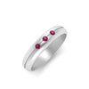 Load image into Gallery viewer, mens-pink-sapphire-band-comfort-fit-ring-in-white-gold-FD9862BGSADRPIANGLE2-NL-WG.jpg