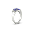 Thumbnail 23 - Mens Cross Gemstone Engagement Ring