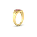 Thumbnail 44 - Mens Cross Gemstone Engagement Ring