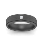Load image into Gallery viewer, Mens Princess Cut 2 Tone Band

