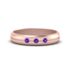 Load image into Gallery viewer, mens-purple-topaz-band-comfort-fit-ring-in-rose-gold-FD9862BGVITO-NL-RG.jpg