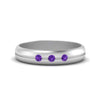 Load image into Gallery viewer, mens-purple-topaz-band-comfort-fit-ring-in-white-gold-FD9862BGVITO-NL-WG.jpg