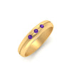 Load image into Gallery viewer, mens-purple-topaz-band-comfort-fit-ring-in-yellow-gold-FD9862BGVITOANGLE2-NL-YG.jpg