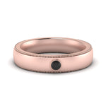 Load image into Gallery viewer, mens-round-comfort-fit-black-diamond-band-in-rose-gold-fd123214rorgblack-nl-rg
