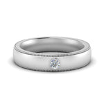 Load image into Gallery viewer, mens-round-comfort-fit-diamond-band-in-white-gold-fd123214ror-nl-wg
