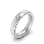 Load image into Gallery viewer, mens-round-comfort-fit-diamond-band-in-white-gold-fd123214ror-nl-wg
