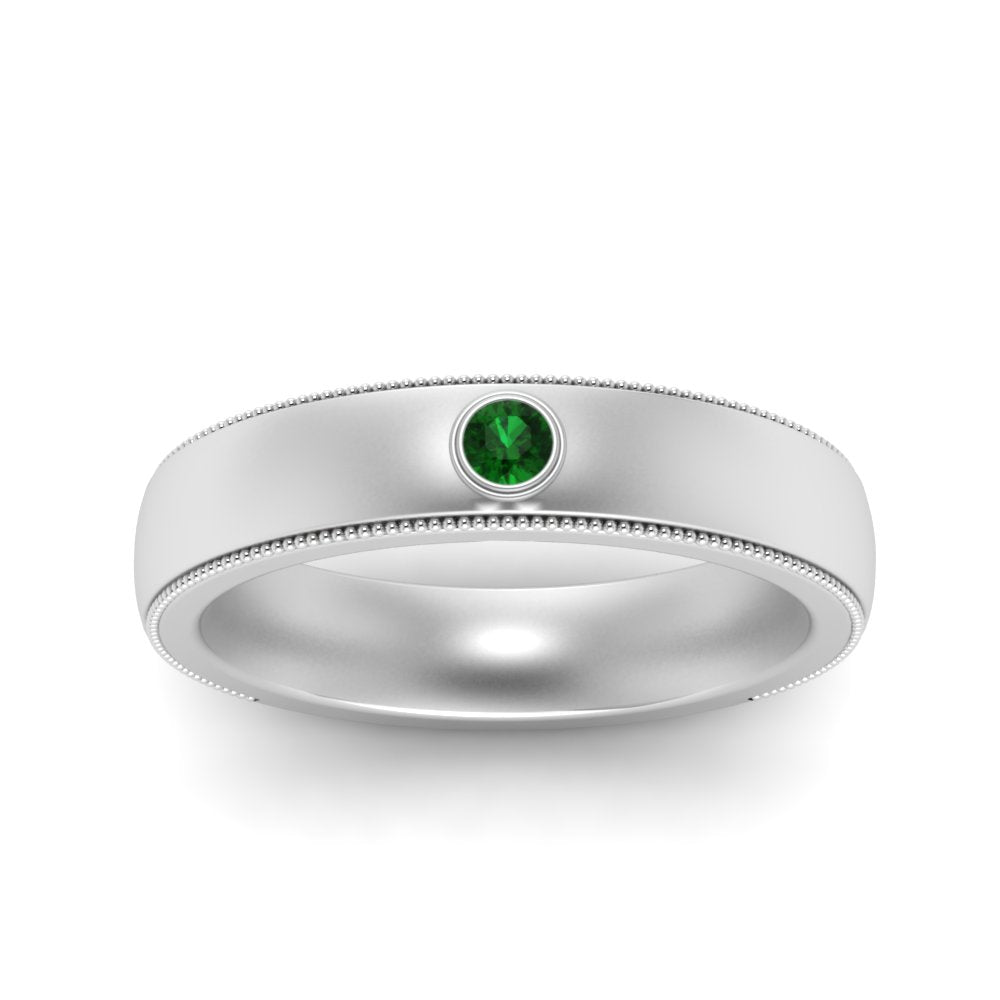 mens-round-comfort-fit-emerald-band-in-white-gold-fd123214rorgemgr-nl-wg