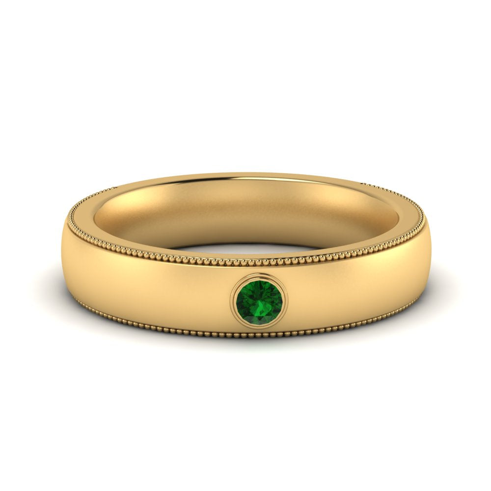 mens-round-comfort-fit-emerald-band-in-yellow-gold-fd123214rorgemgr-nl-yg