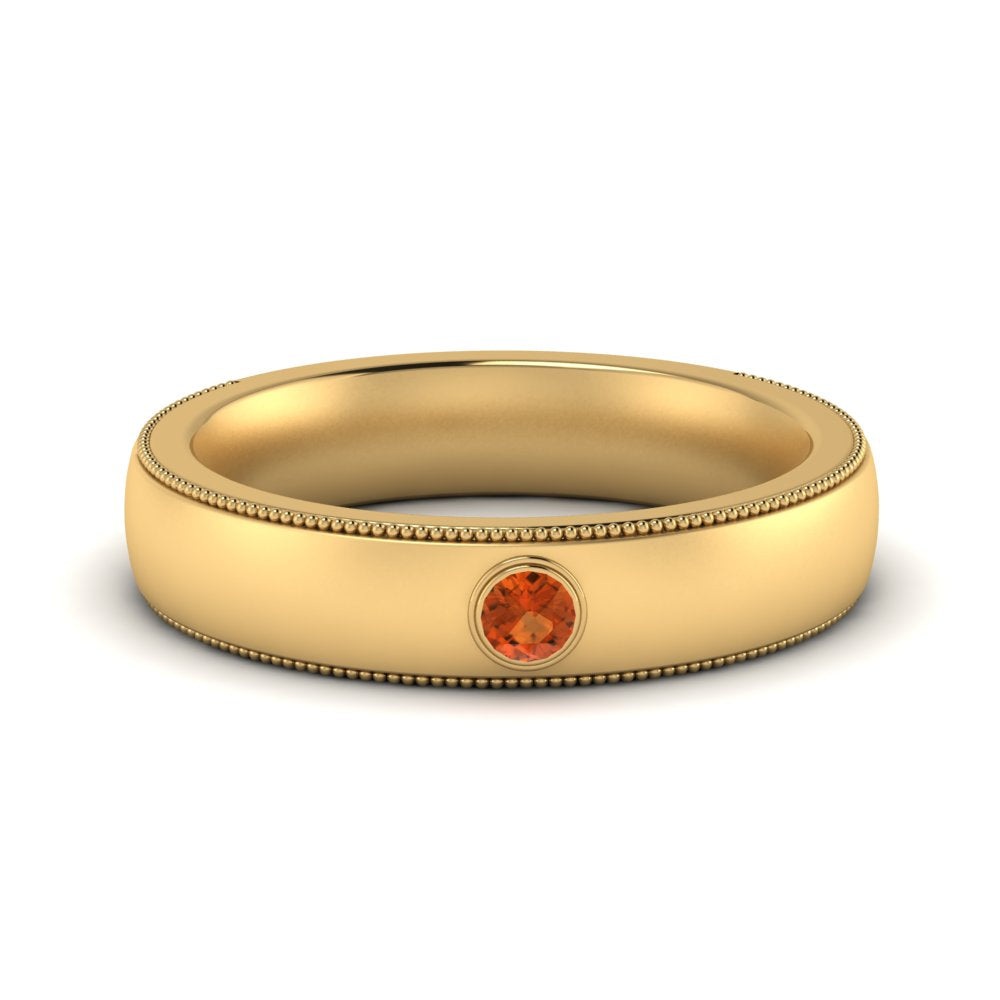 mens-round-comfort-fit-orange-sapphire-band-in-yellow-gold-fd123214rorgsaor-nl-yg