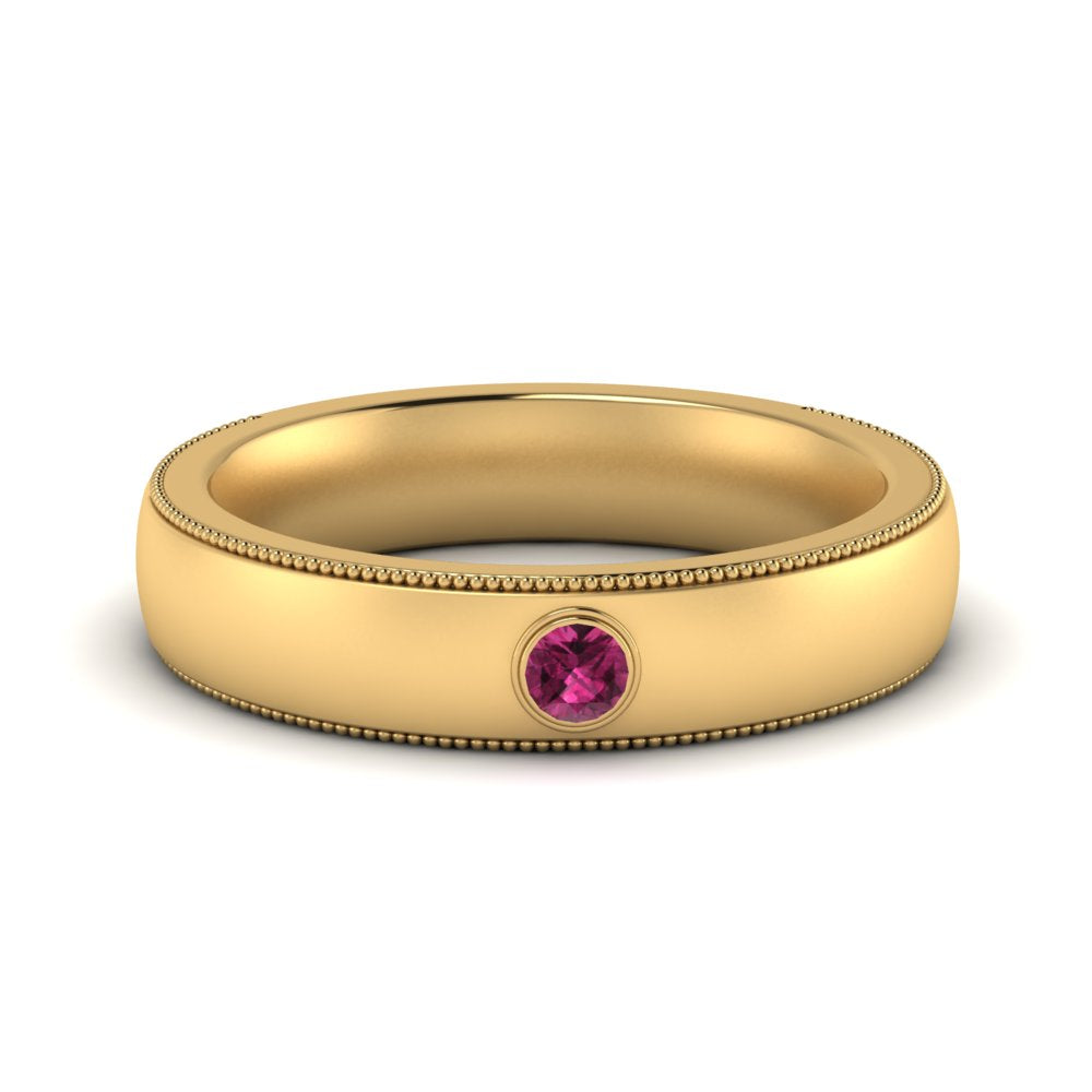 mens-round-comfort-fit-pink-sapphire-band-in-yellow-gold-fd123214rorgsadrpi-nl-yg