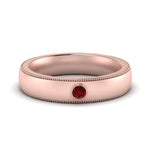 Load image into Gallery viewer, mens-round-comfort-fit-ruby-band-in-rose-gold-fd123214rorgrudr-nl-rg
