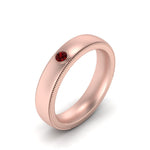 Load image into Gallery viewer, mens-round-comfort-fit-ruby-band-in-rose-gold-fd123214rorgrudr-nl-rg
