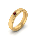 Load image into Gallery viewer, mens-round-comfort-fit-ruby-band-in-yellow-gold-fd123214rorgrudr-nl-yg
