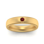 Load image into Gallery viewer, mens-round-comfort-fit-ruby-band-in-yellow-gold-fd123214rorgrudr-nl-yg
