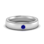 Load image into Gallery viewer, mens-round-comfort-fit-sapphire-band-in-white-gold-fd123214rorgsabl-nl-wg
