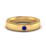 Load image into Gallery viewer, mens-round-comfort-fit-sapphire-band-in-yellow-gold-fd123214rorgsabl-nl-yg
