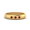 Load image into Gallery viewer, mens-ruby-band-comfort-fit-ring-in-yellow-gold-FD9862BGRUDR-NL-YG.jpg