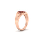 Load image into Gallery viewer, Mens Cross Gemstone Engagement Ring
