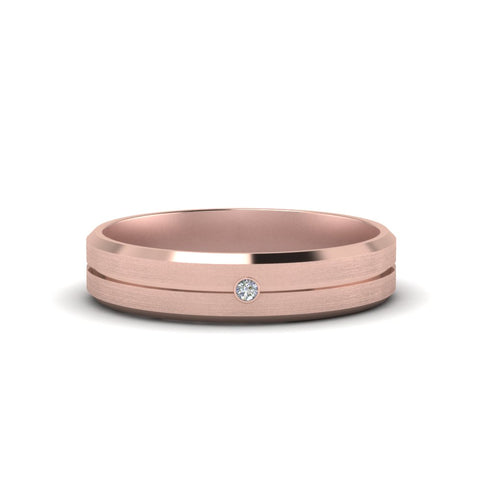 Mens Single Stone Engagement Ring