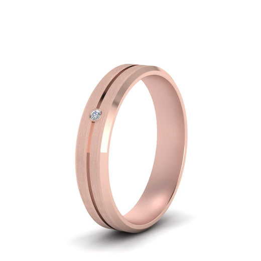 Mens Single Stone Engagement Ring