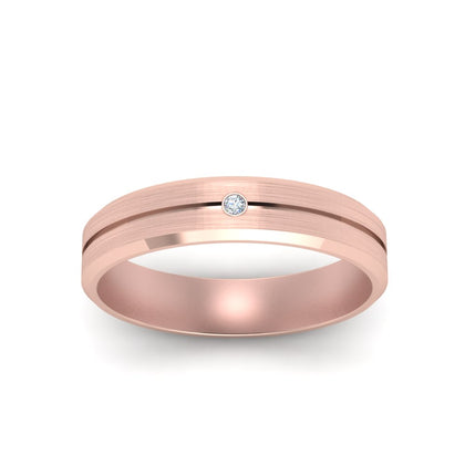 Mens Single Stone Engagement Ring