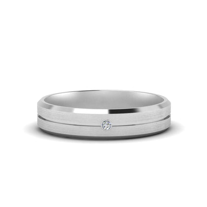 Mens Single Stone Engagement Ring
