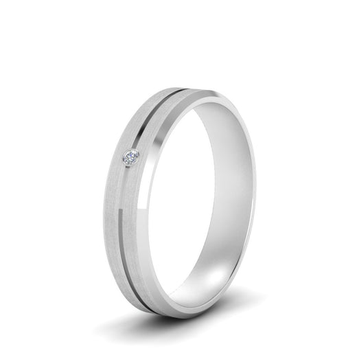 Mens Single Stone Engagement Ring