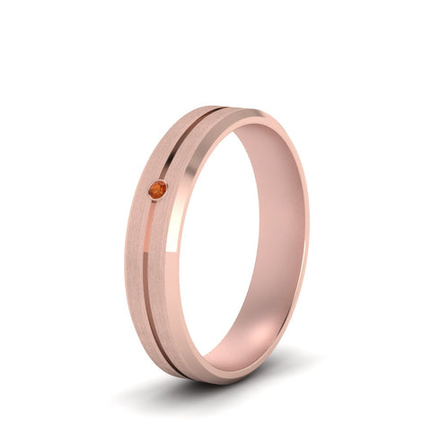 Mens Single Stone Engagement Ring