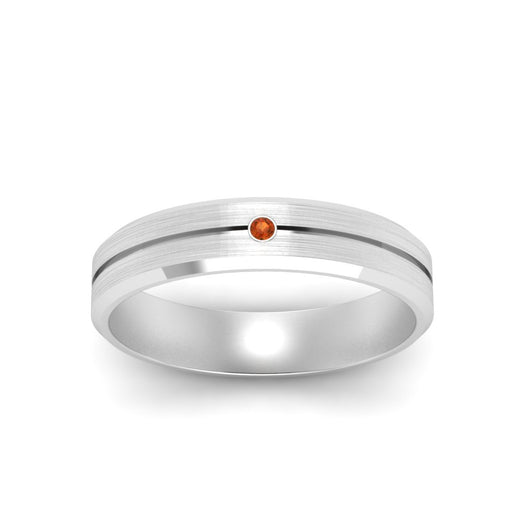 Mens Single Stone Engagement Ring