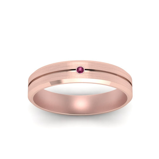 Mens Single Stone Engagement Ring