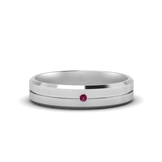 Mens Single Stone Engagement Ring
