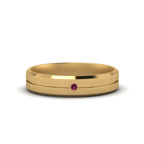 Mens Single Stone Engagement Ring