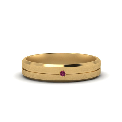 Mens Single Stone Engagement Ring