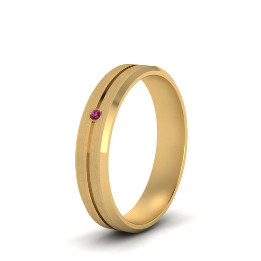 Mens Single Stone Engagement Ring