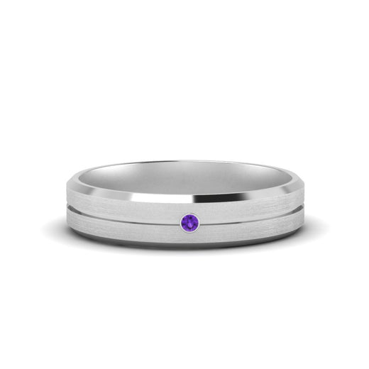 Mens Single Stone Engagement Ring